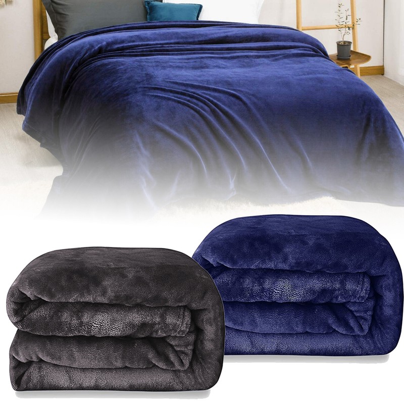Extra Soft Fleece Throw Blanket- Large,Elegant & Warm for Bed or Emergency Needs gallery