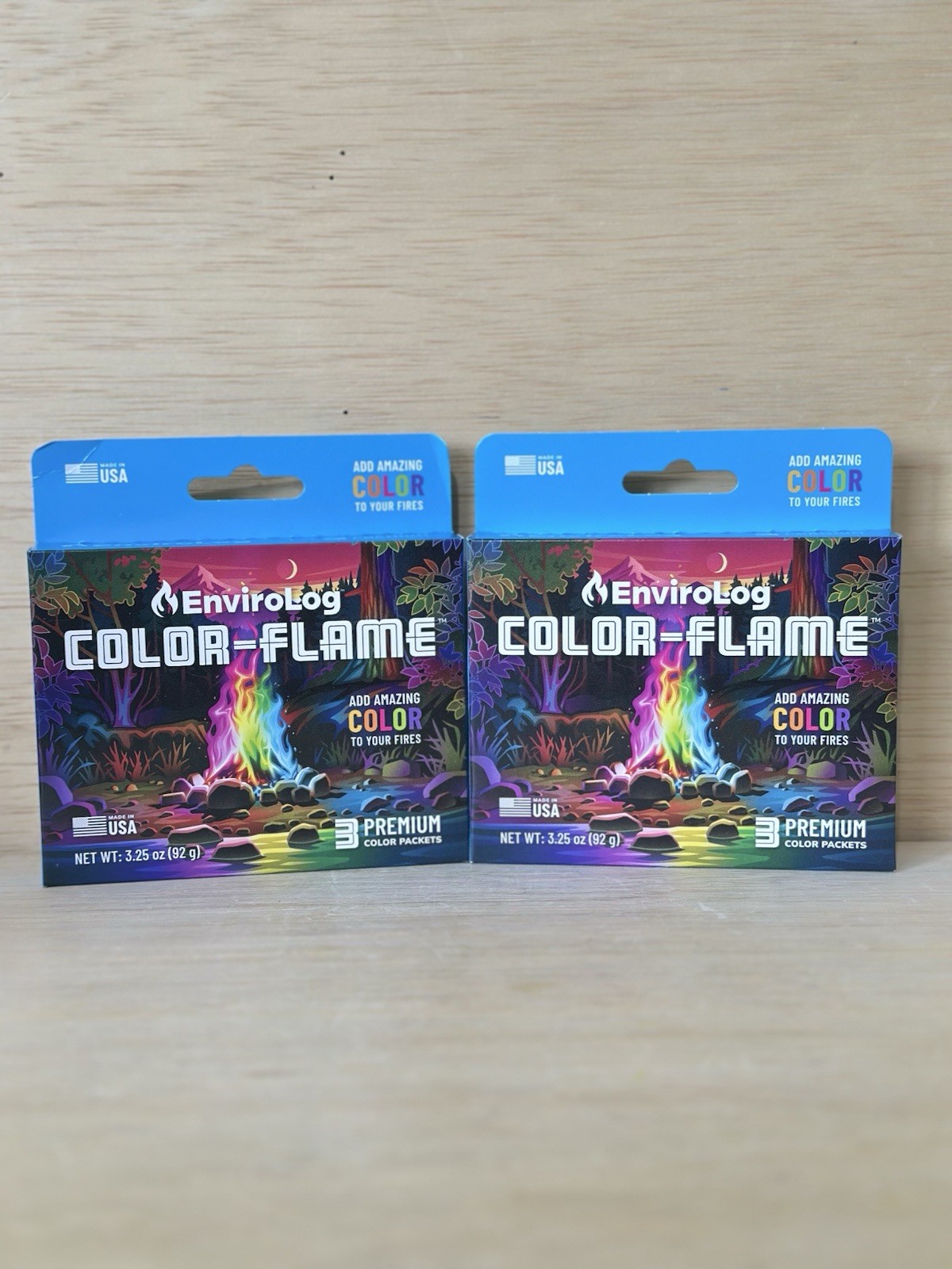 2 x Enviro-Log Color-Flame Add Amazing Color To Your Fire (6 Total Single Packs) gallery