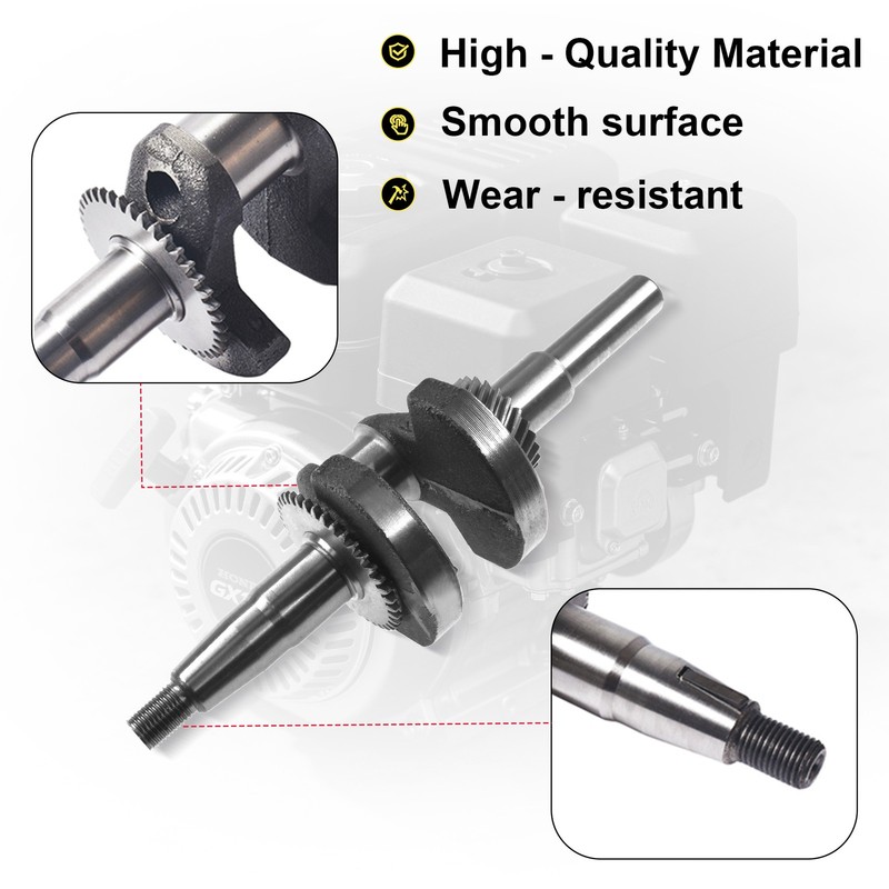 Standard 3/4" Parallel Crankshaft Crank for Honda GX200 Go Kart & mini bikes gallery