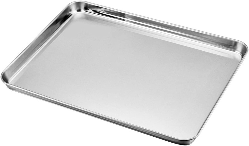 Baking Sheet with Rack Set, Stainless Steel Baking Pan Tray Cookie Shee gallery
