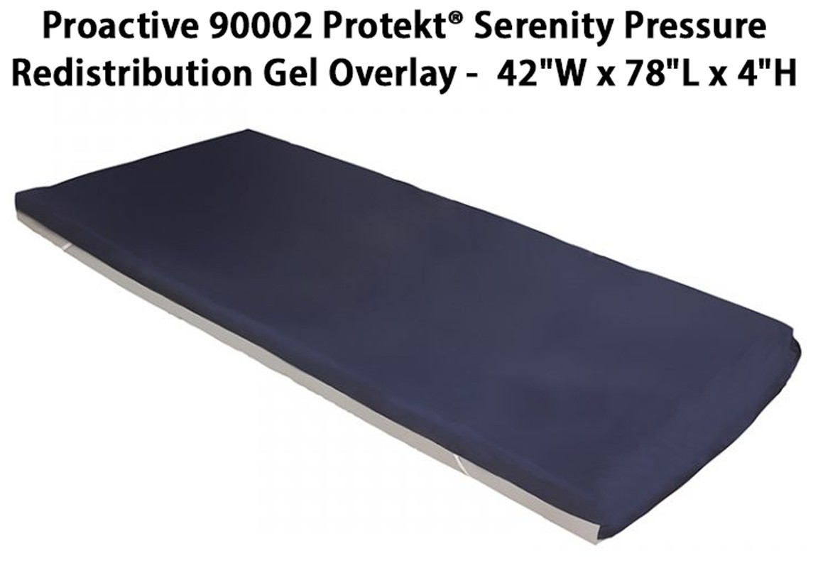 Proactive Protekt® Serenity Pressure Redistribution Gel Overlay - 42"Wx78"Lx4"H gallery