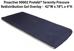 Proactive Protekt® Serenity Pressure Redistribution Gel Overlay – 42″Wx78″Lx4″H