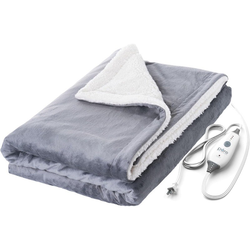 WeightedWarmth - 2-in-1 Heated Weighted Blanket, 13 lbs (50” x 60”) Large gallery