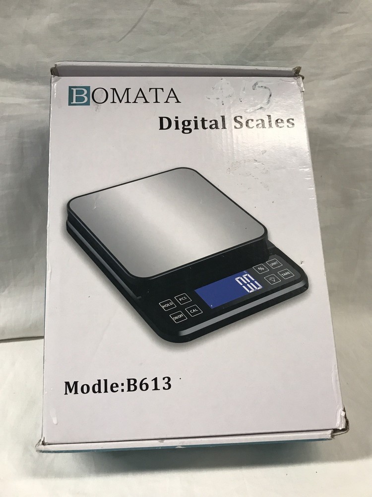 BOMATA Large Digital Kitchen Scale 0.1g/0.001oz High Precision, 5kg/11lb Bakery
