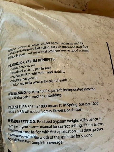 Rapid release Pelletized Gypsum All-natural product - safe for kids and pets gallery