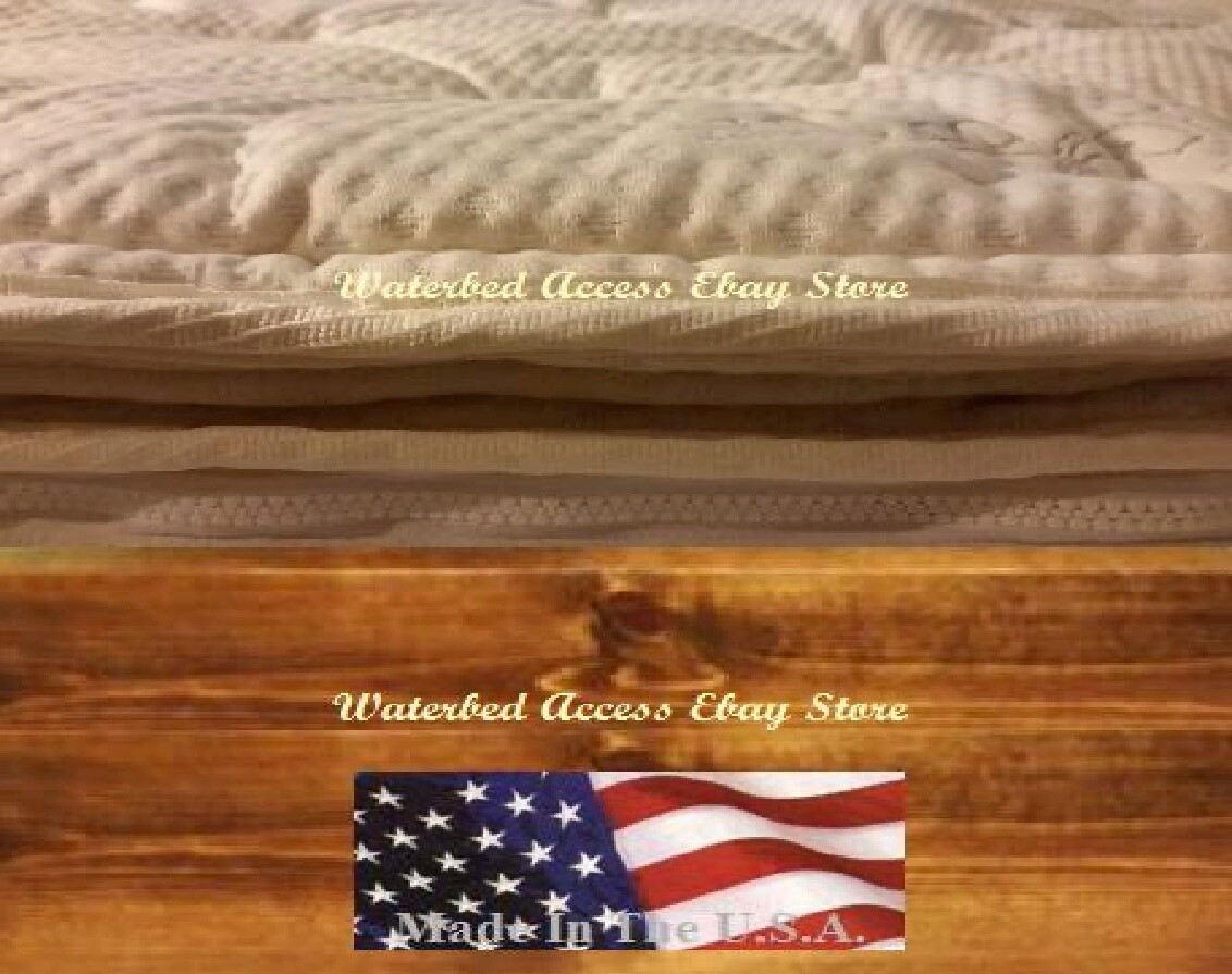 Pillow Top Zipper cover for hardside waterbed mattress for Super Single 48/84 gallery