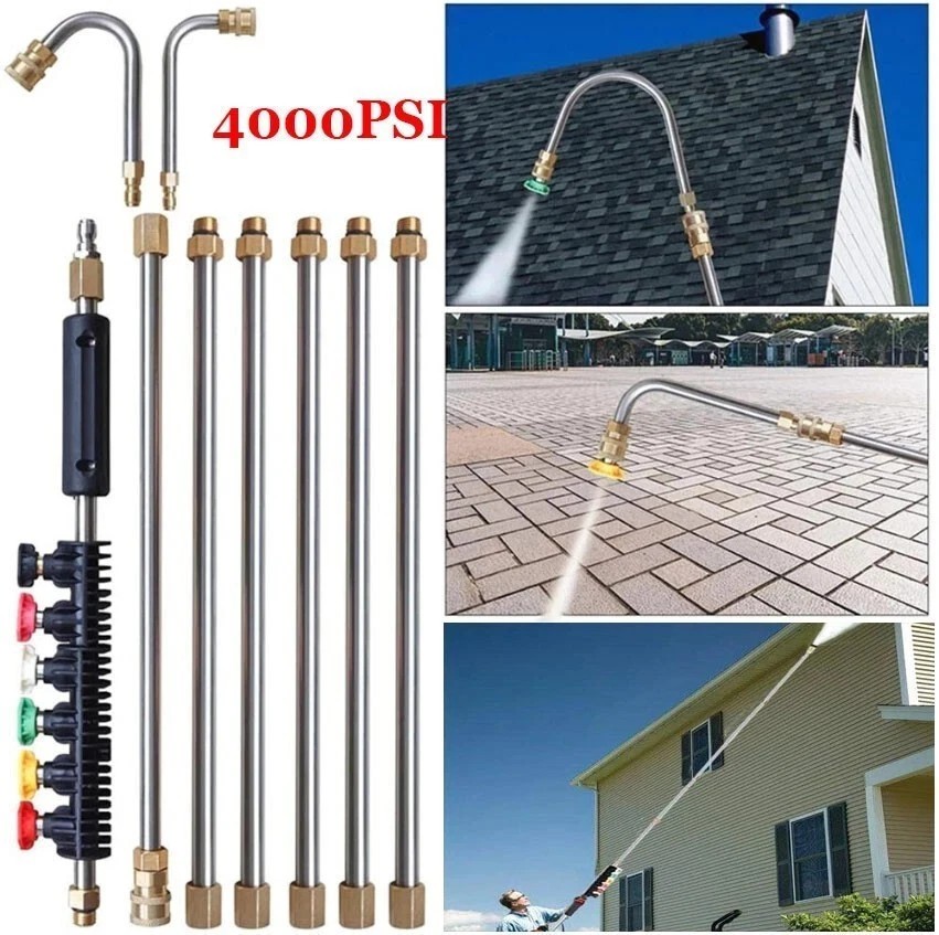 120 inch Pressure Washer Extension Wand, Replaceable Upgraded Power Washer Lance gallery