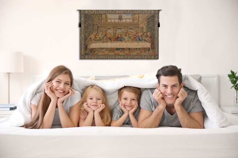 The Ultimate Renaissance Masterpiece Da Vinci's Last Supper Tapestry Wallhanging gallery