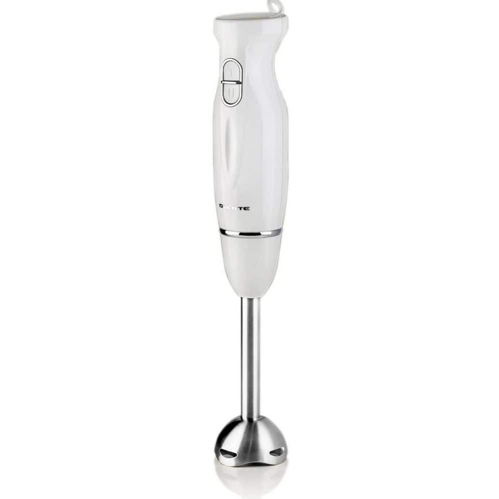 Ovente Immersion Electric Hand Blender with Stainless Steel Blades White HS560W gallery