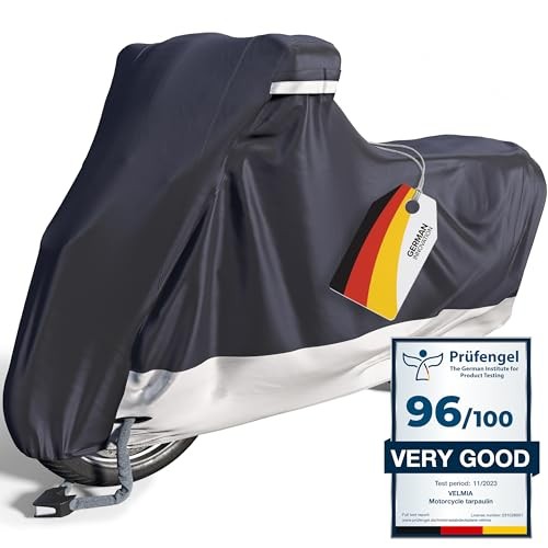 Motorcycle Cover Extremely Heat Resistant up to 550 F I [XL] 96 x 41 x 49 in gallery