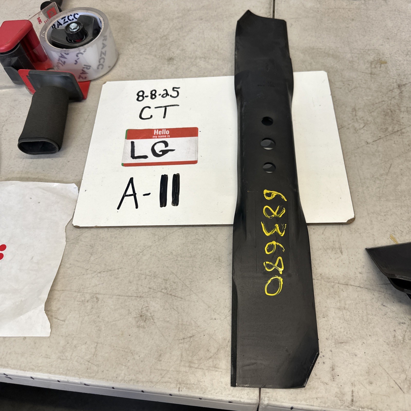 Unbranded Replacement BLADE 683680 For LAWN BOY 19 3/4IN 683680 gallery