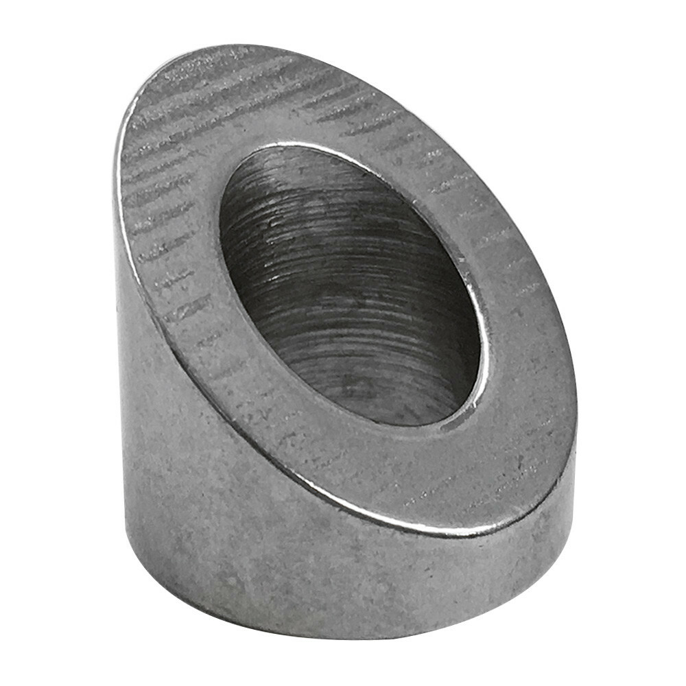 316 SS 37 Degree Angled Beveled Washer For Cable Railing - 3/8" Cable (Qty 5) gallery