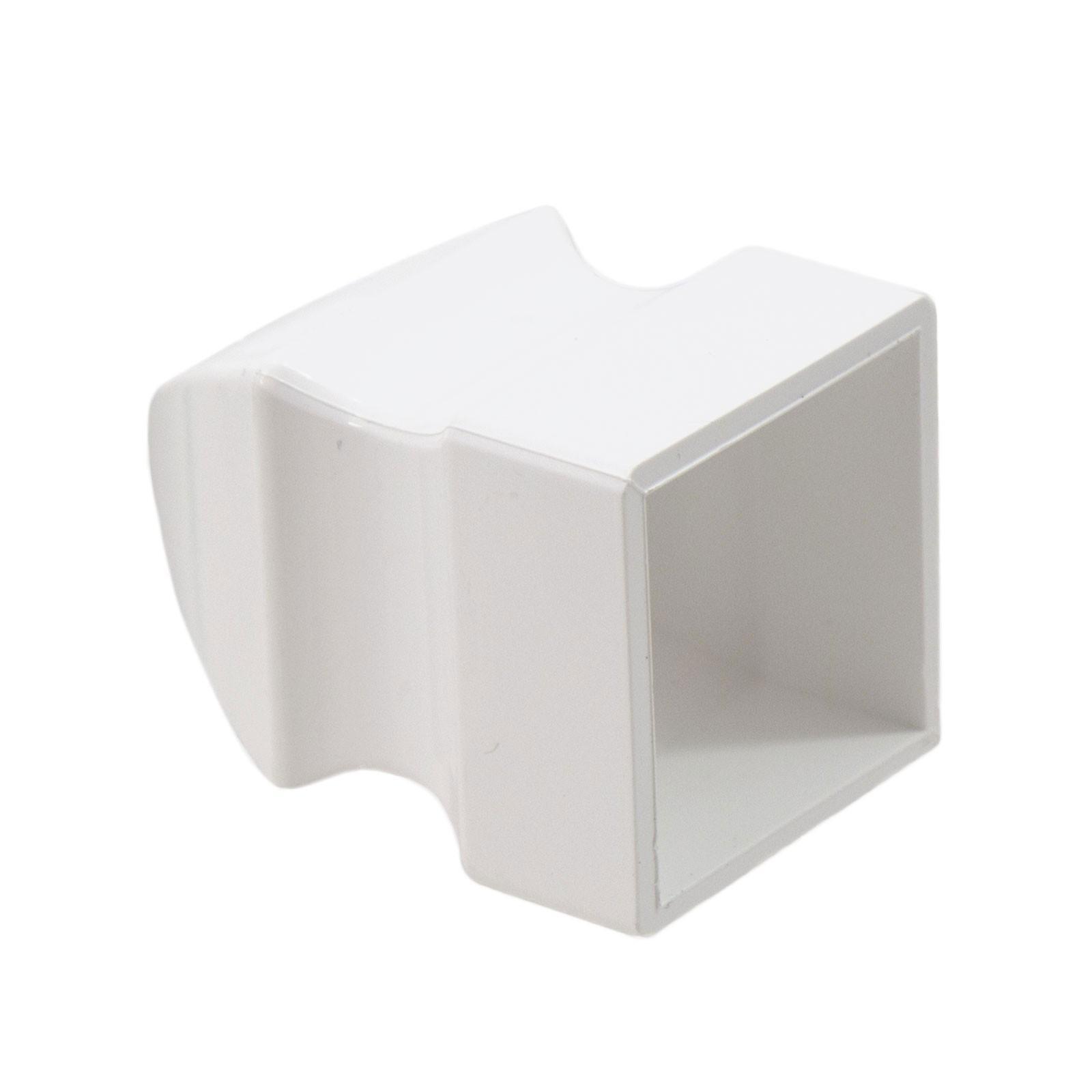 1" x 1" Gothic Vinyl Picket Caps - White (Pack of 5) gallery