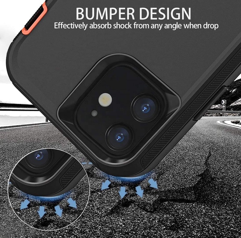 For iPhone 15 14 13 12 11 Pro Max Shockproof Defender Cover Case W/Belt Clip gallery