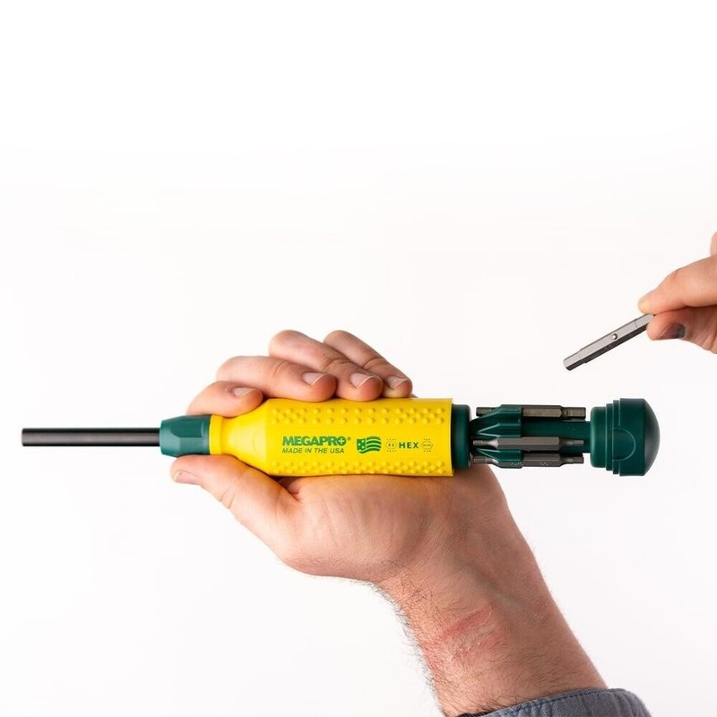 Megapro Hex Multi Bit Screwdriver 15in1 151HX 2-6mm 3/32-1/4 Hex Key Wrench Bit gallery