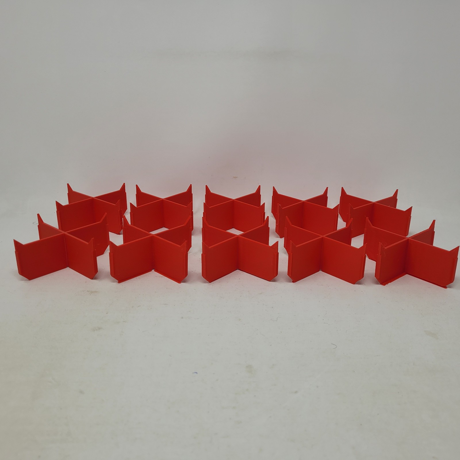 10 Red 4-Way Divider for Low Profile Milwaukee Packout Tray Insert gallery