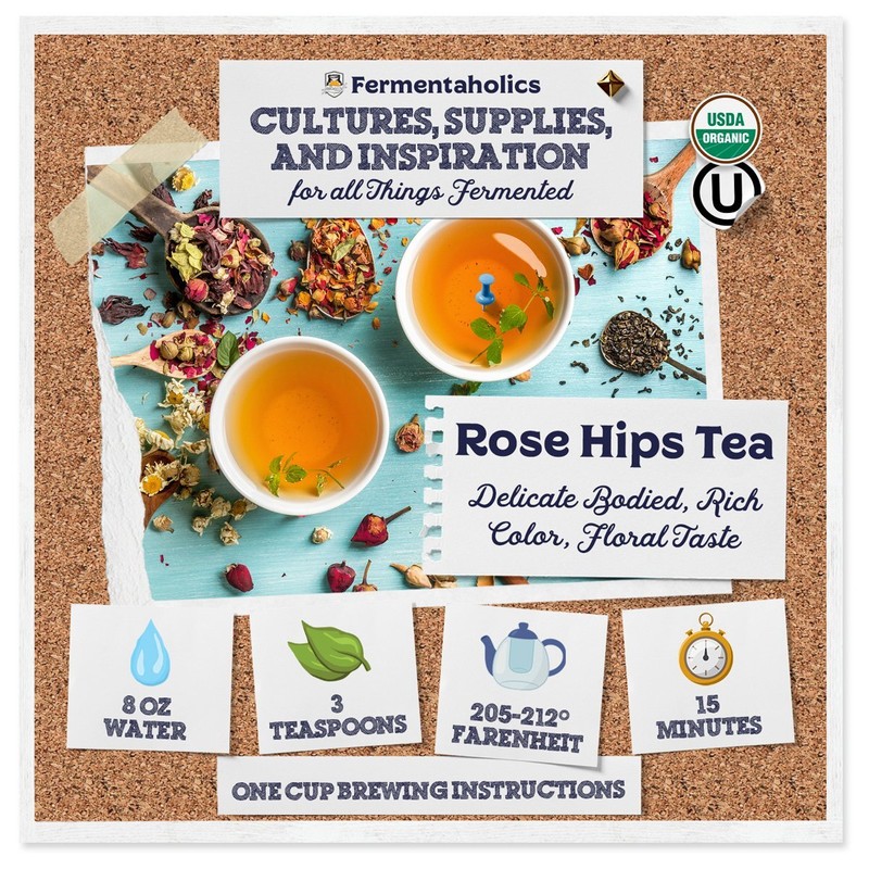 Fermentaholics USDA Certified Organic Dried Rose Hips gallery