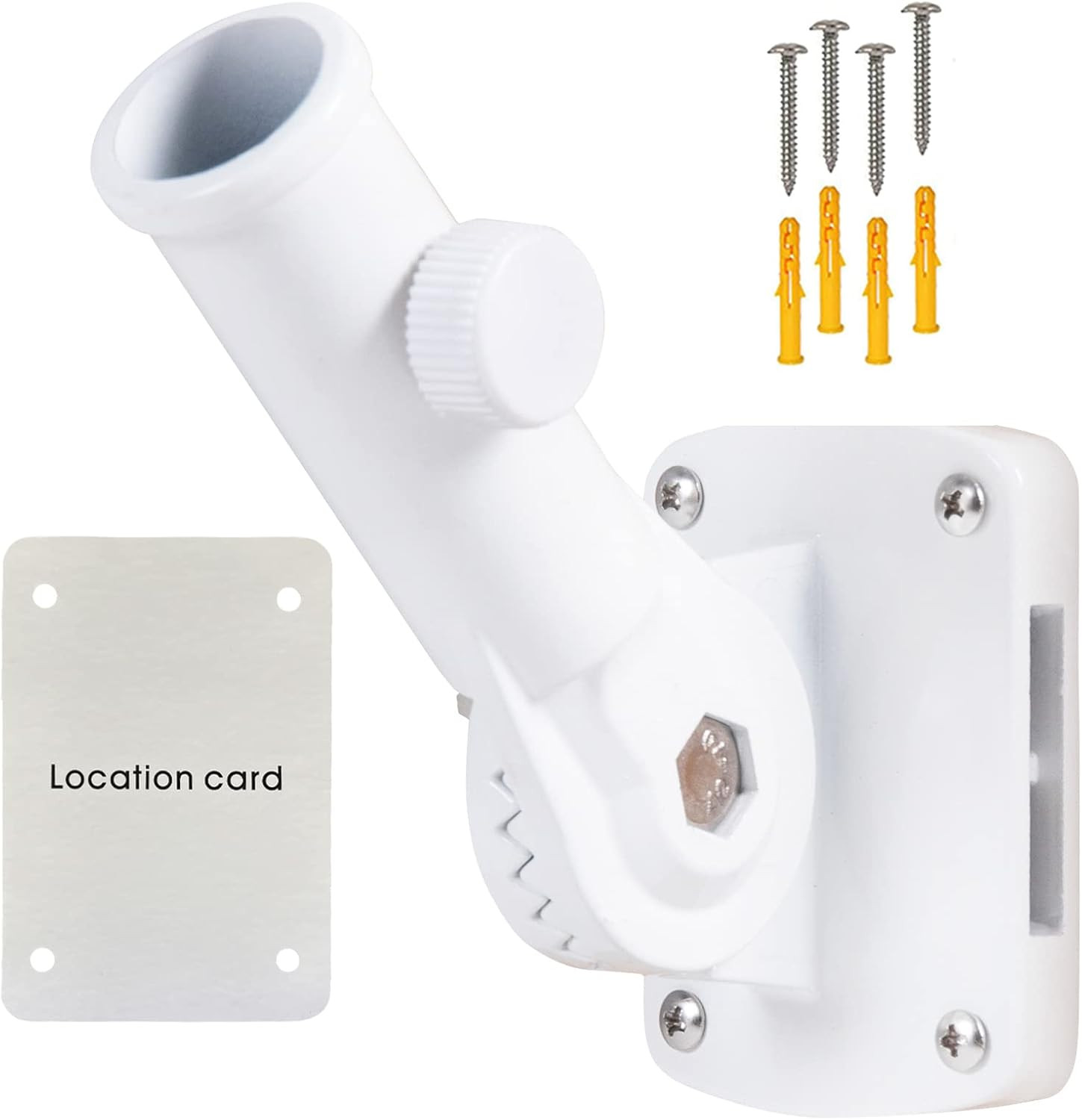 Flag Pole Holder Adjustable, Flag Pole Bracket for outside House Heavy Duty Alum gallery