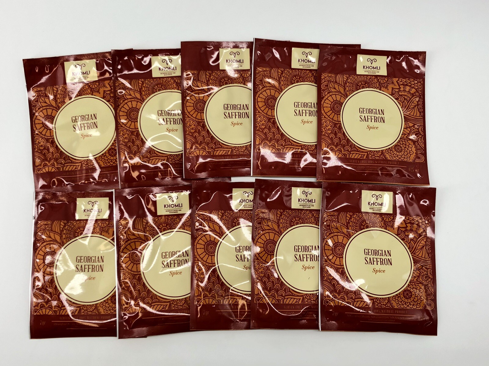 10 each Georgian Saffron spice .25 oz Khomli Natural Product gallery
