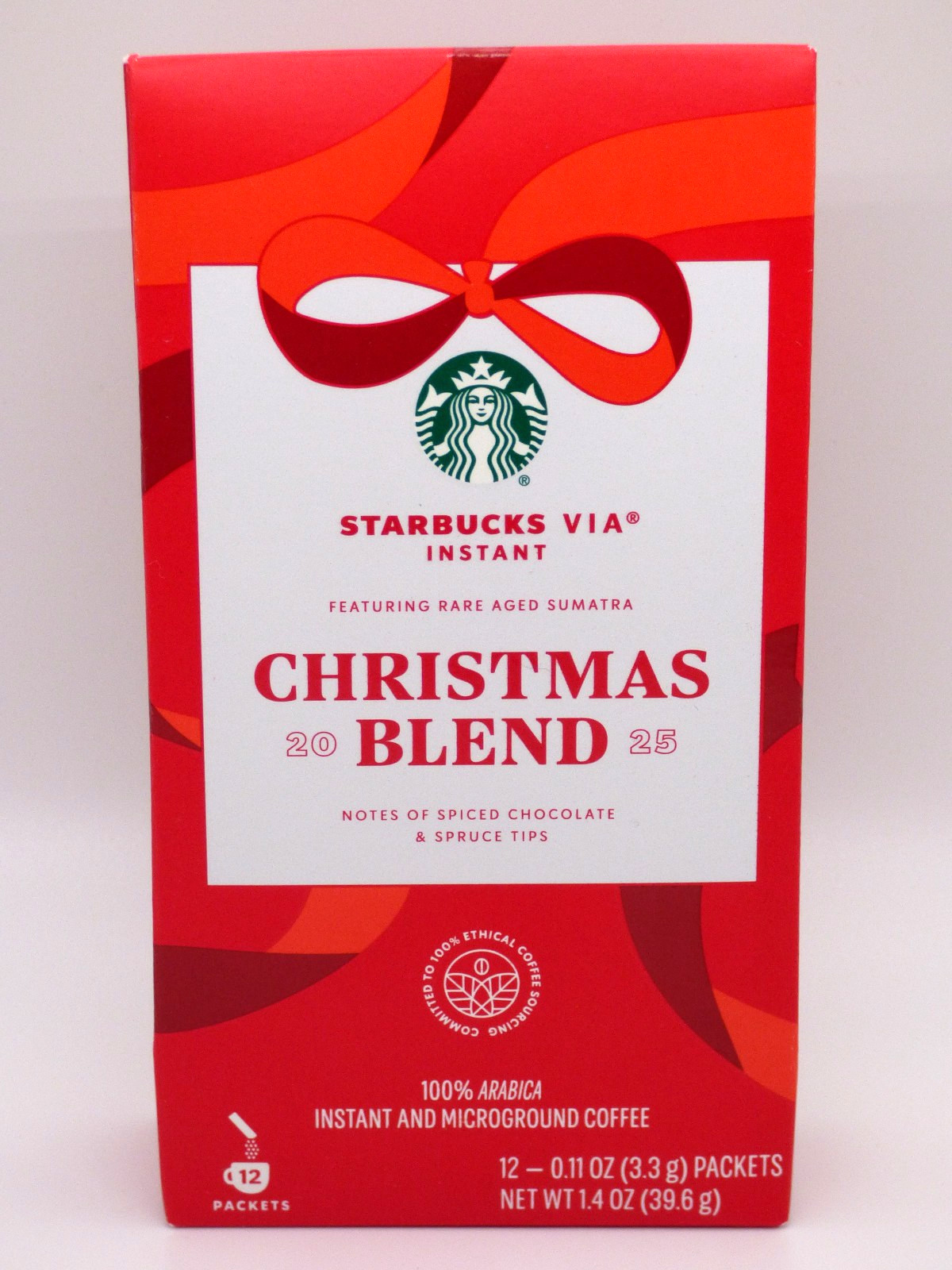 Starbucks - VIA Instant Coffee - 2025 Christmas Blend - BB 08/06/2026 gallery