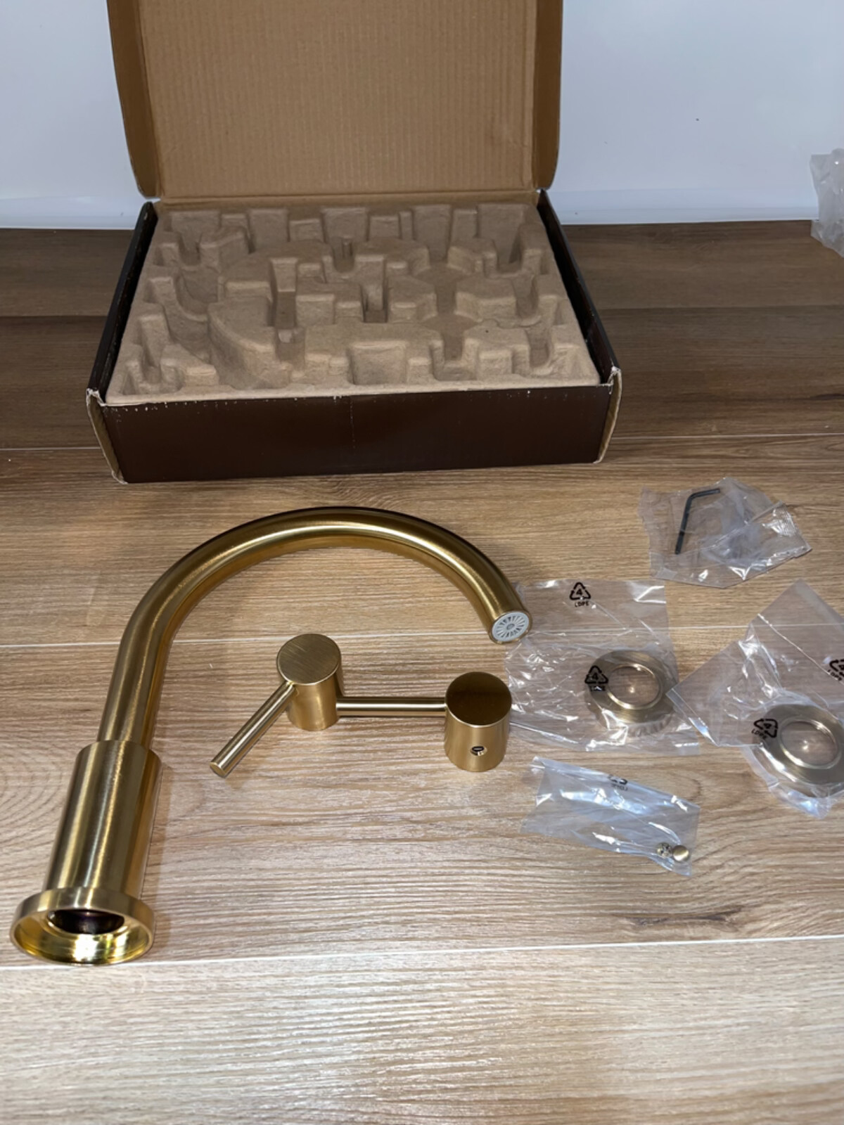 Signature Hardware 483815 Lexia Deck Mounted Roman Tub Filler Faucet Gold gallery