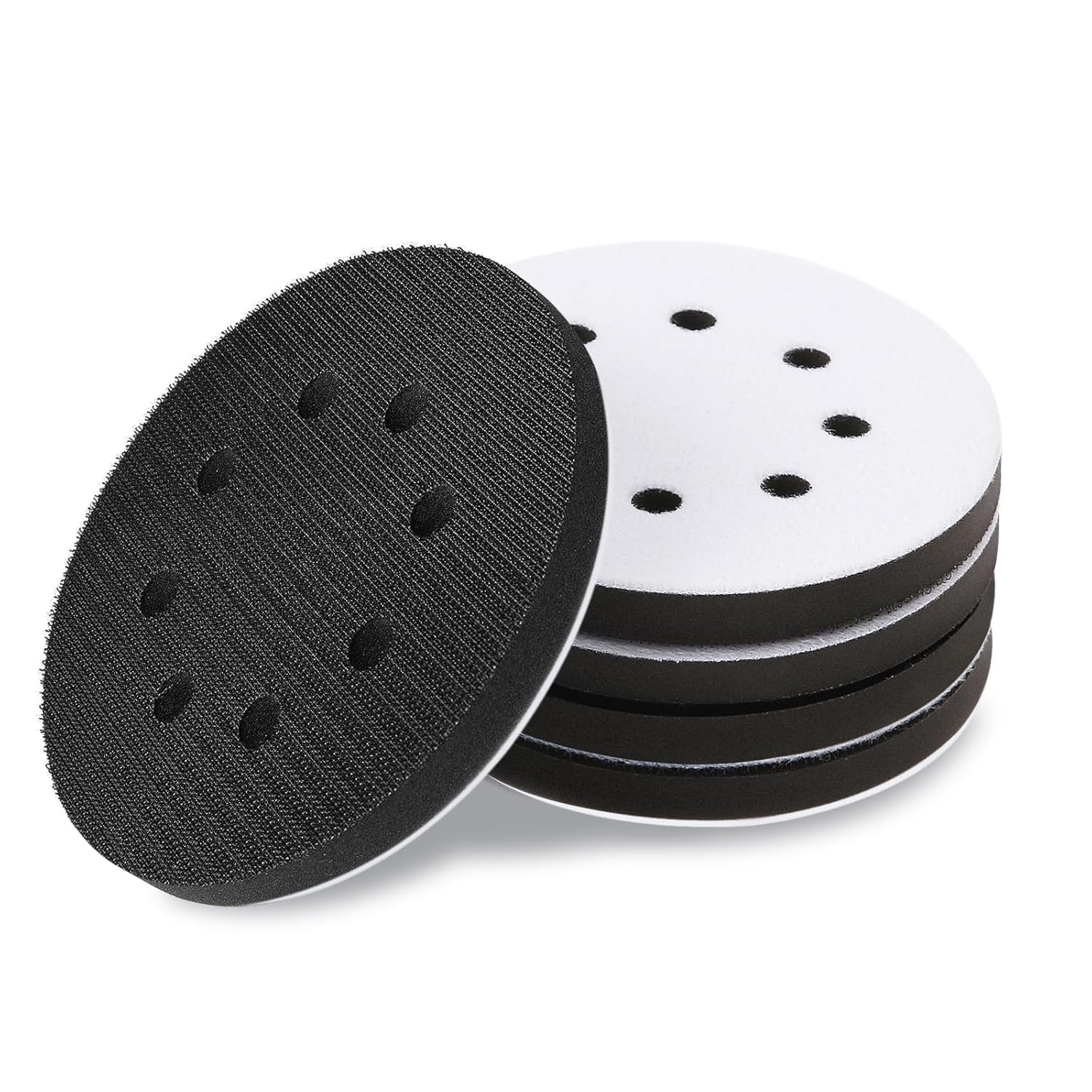 5 Pack 5 Inch Soft Sponge Interface Pad for Sanding Pad Hook&Loop Sanding Discs gallery