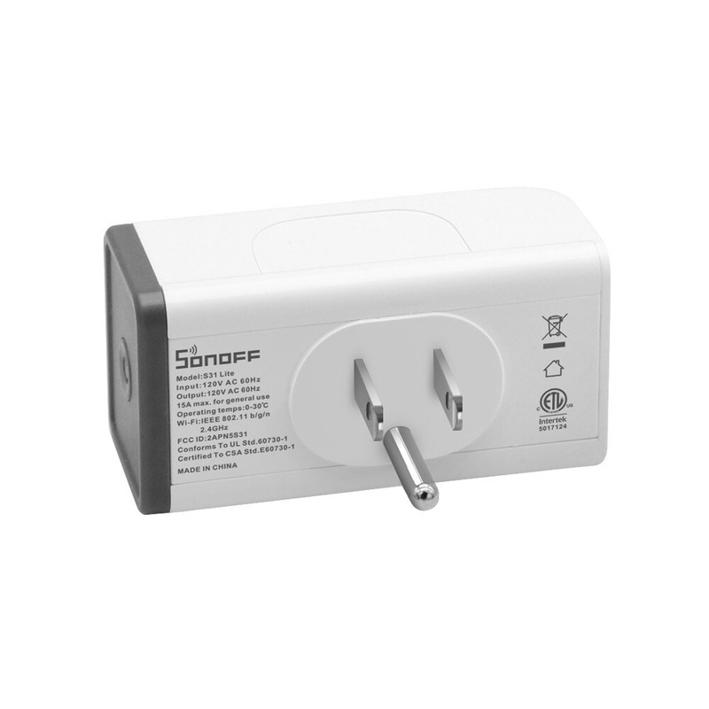 SONOFF S31 Lite 15A Wifi Socket Plug Wireless Smart Switch App Control for Alexa gallery