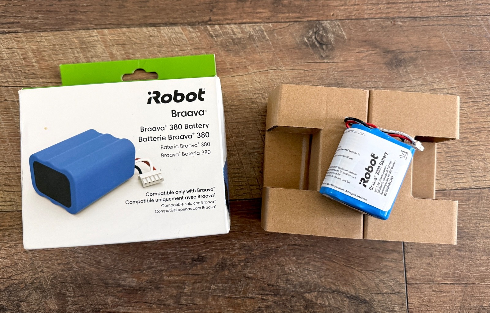 iRobot Braava Authentic - 2000 mAh NiMH Battery for Braava 380t and Mint 5200 gallery