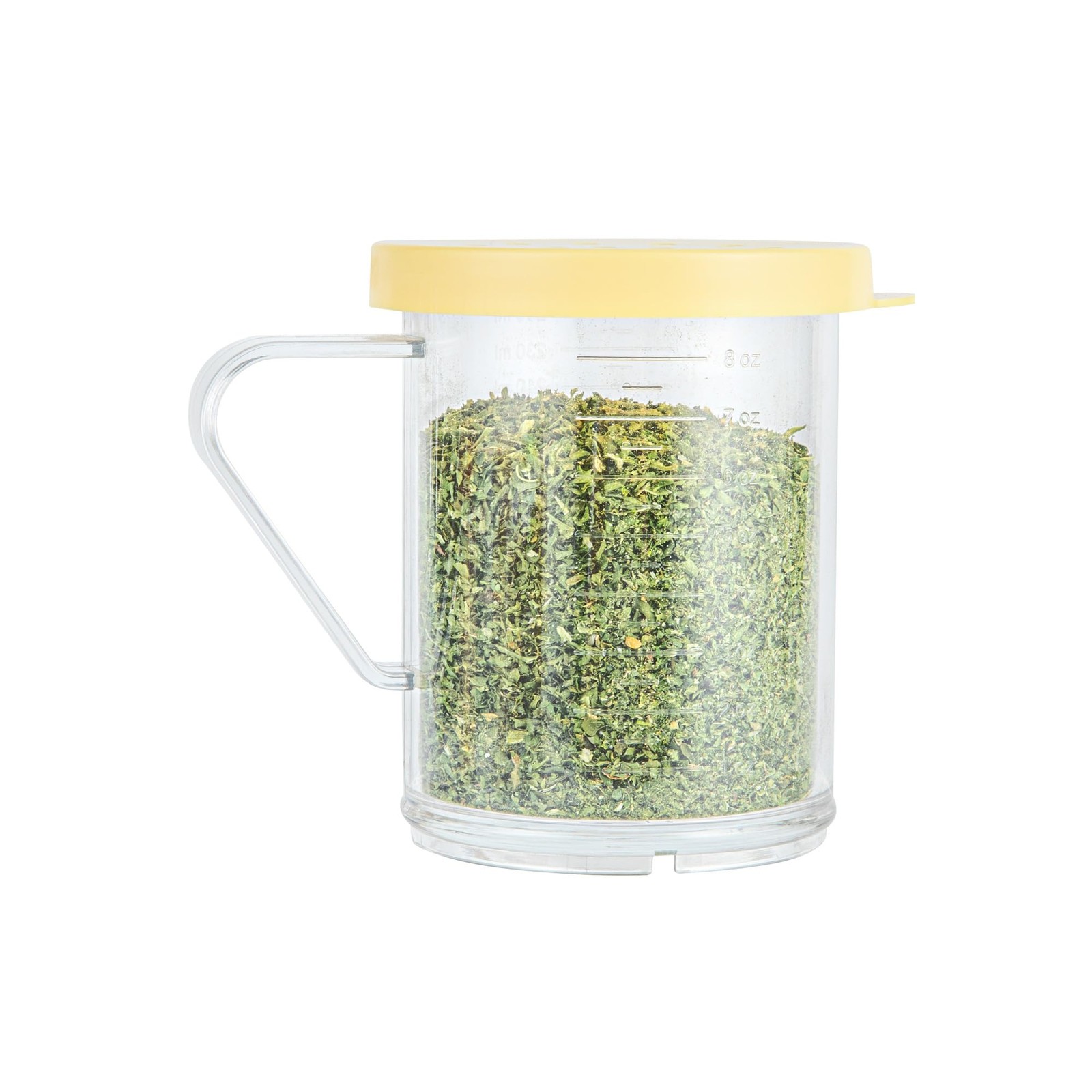 Spice Shaker Plastic Durable Seasoning Dredge Yellow Coarse Lid Clear Commercial gallery
