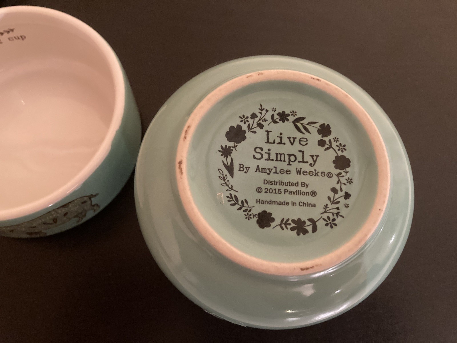 Live Simply Farmhouse Stackable Ceramic Measuring Cup Set Of 4 By Amylee Weeks gallery