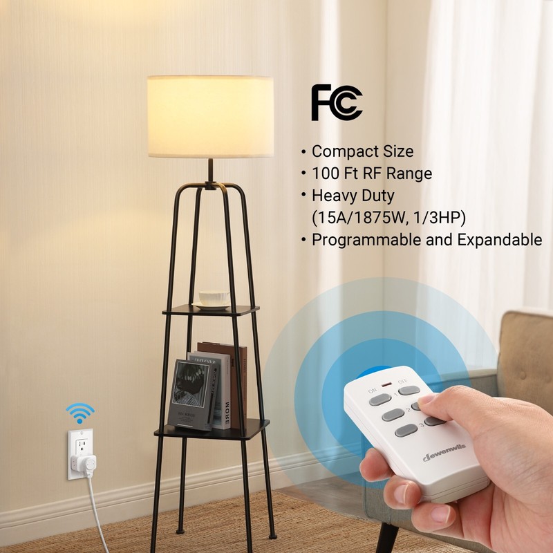 DEWENWILS Wireless Remote Control Outlet Switch Power Plug ( 1 remote + 3 plugs) gallery