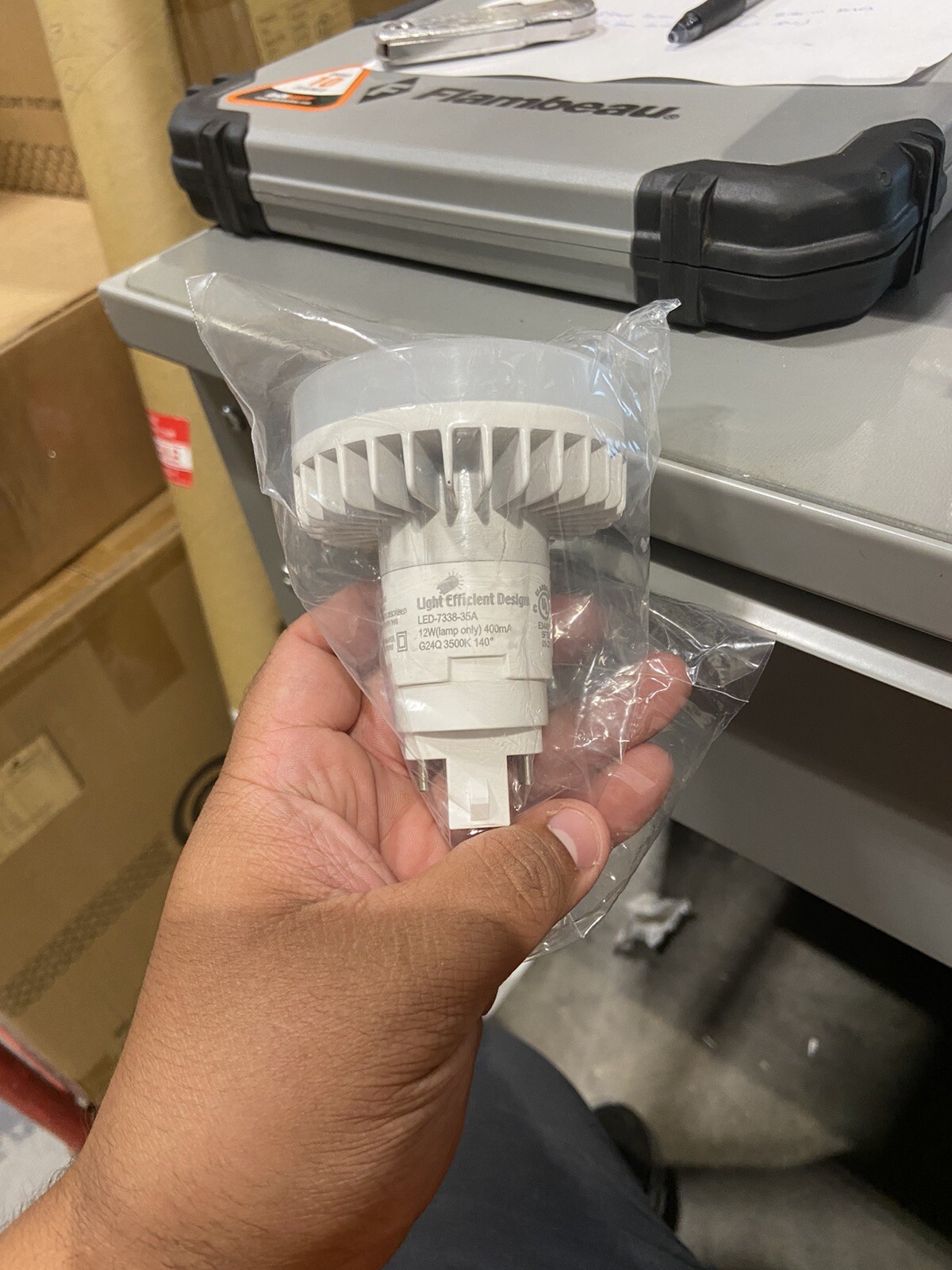 **NEW** Light Efficient Design LED-7338-35A (12W LED RETROFIT- 3500K) gallery