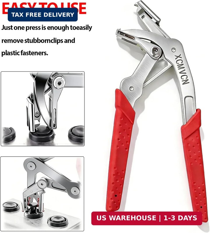 Car Clip Pliers, Spring-Loaded Panel Clip Removal Pliers Tool, Professional Auto gallery