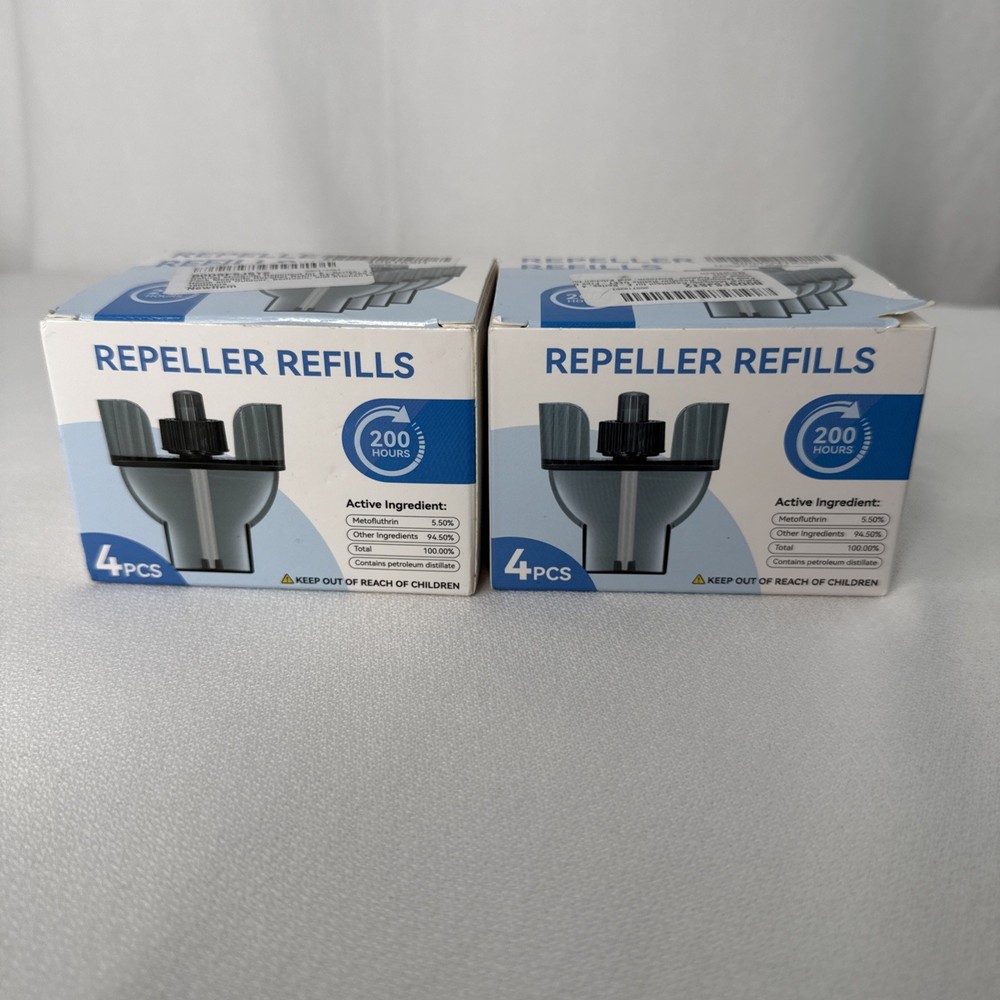 2 Pack (8 PC) Quito Repeller Refills 200 Hours.