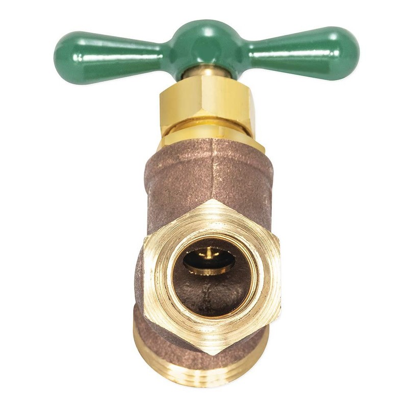 Heavy-Pattern No-Kink Hose Bibb Valve, 1/2 Inch MIP Connection, Brass Plumbin... gallery