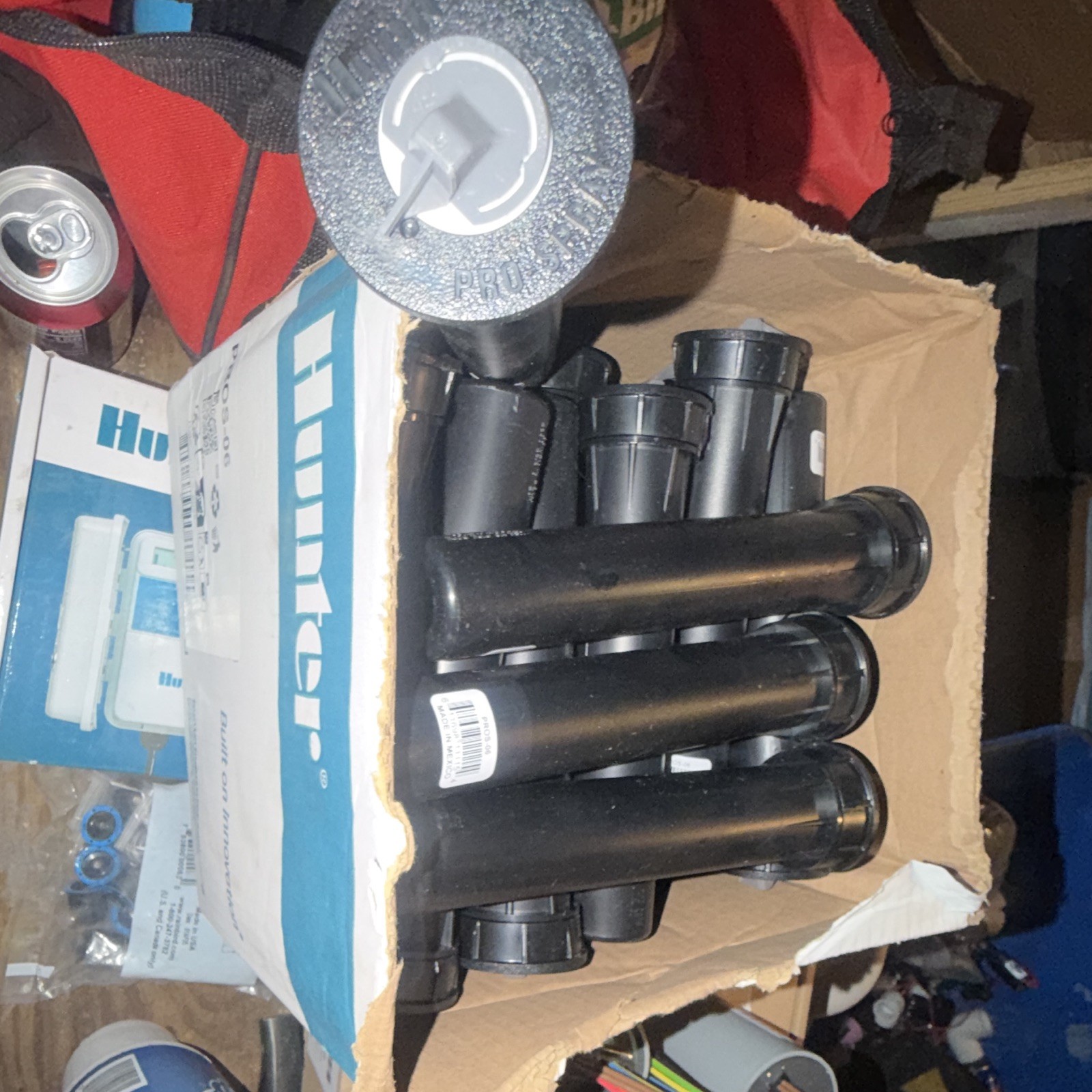 Hunter PROS Pop-Up Sprinkler Bodies, Black Plastic, 1/2 in FPT, 25 pack gallery