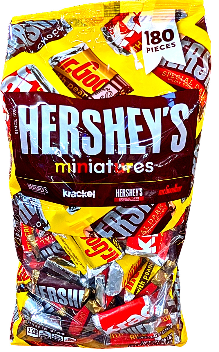 Hershey's Miniatures Variety Pack Chocolate Candy 180 Pcs EXP 05/2026 gallery