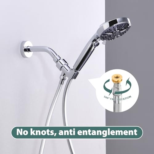 Shower Hose Extra Long 6ft,Explosion Proof Anti Winding 69 In Brushed Nickel gallery