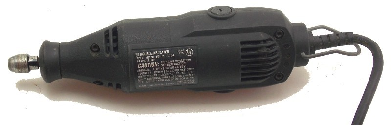Sears Craftsman Single Speed Rotary Tool With Accessories Manual 572.610520 Used gallery
