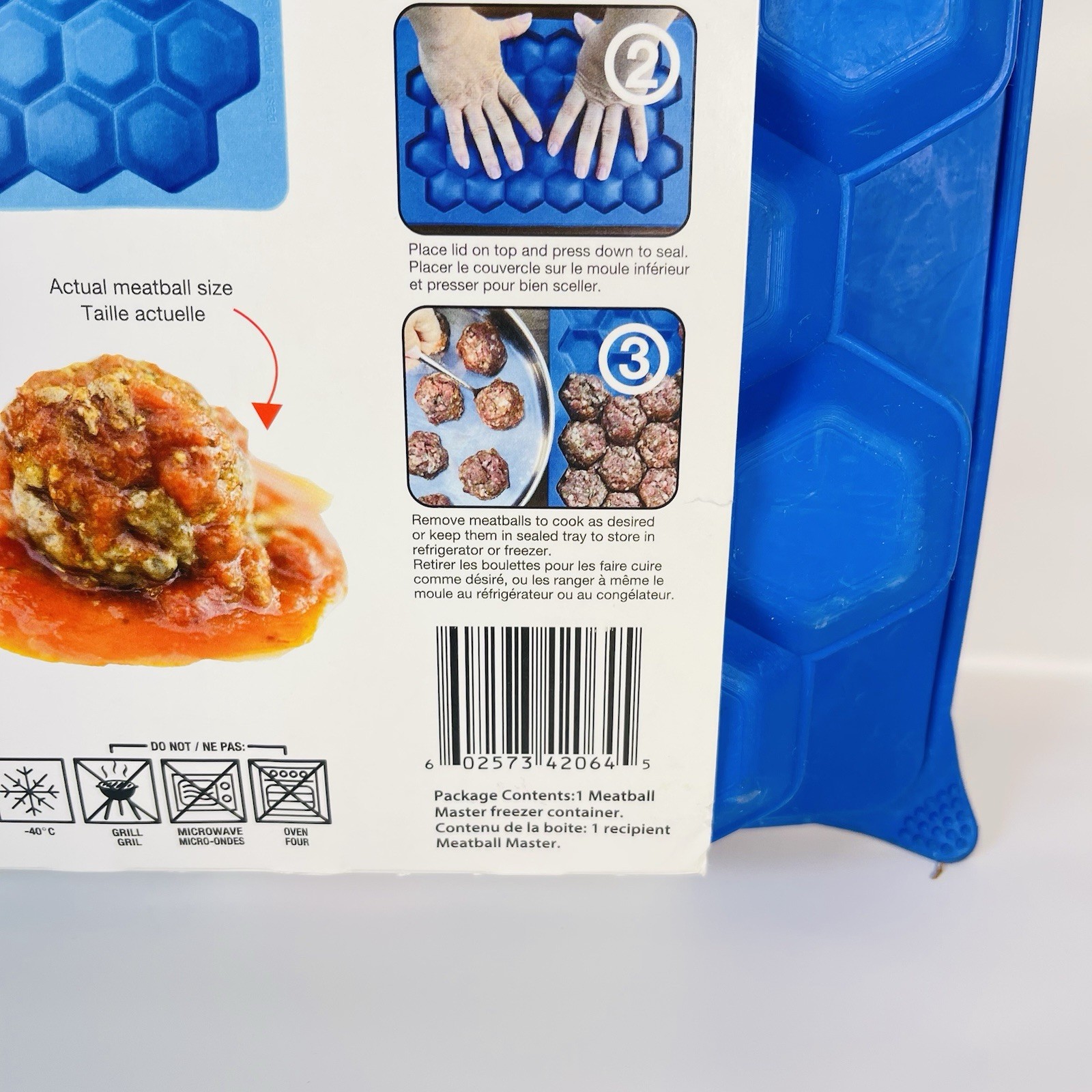 Shape+Store Meatball Master Cookie Dough Silicone 32 Balls 1oz ea- Free Shipping gallery