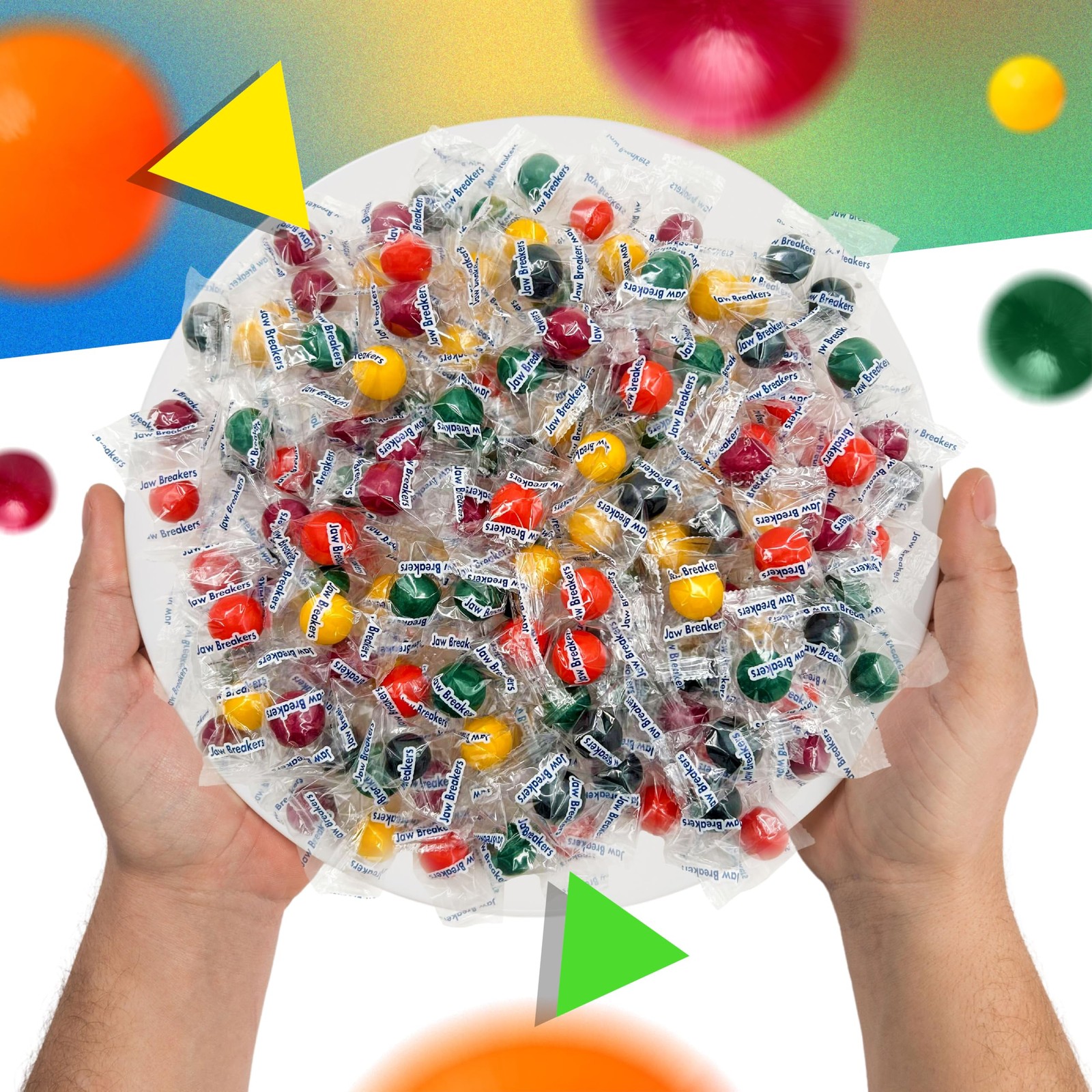 Jawbreakers Hard Candy (2 Pound Bag - Approx. 150 Count) Fruit Flavored gallery