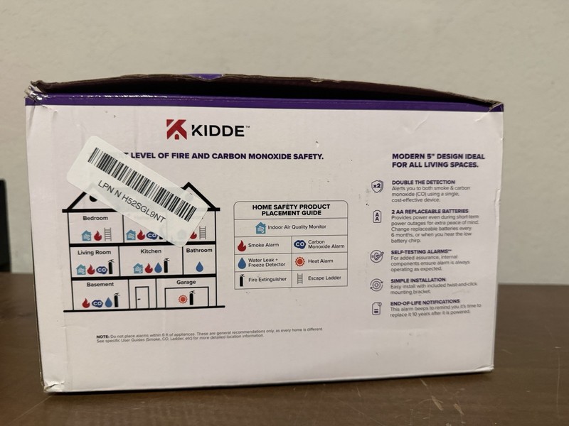 Kidde Smoke & Carbon Monoxide Detectors AA Battery Powered Model 30CUDR (4 Pack) gallery