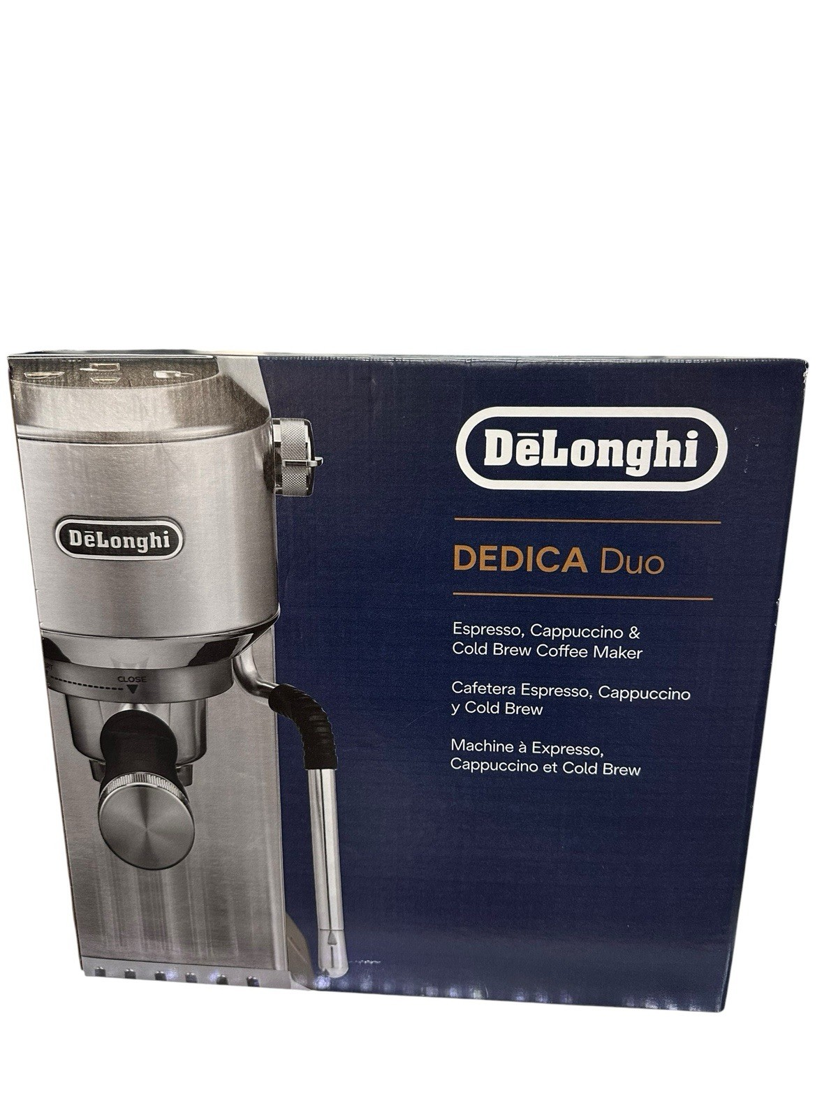 DeLonghi EC890m - Dedica Duo Compact Espresso Machine - Cold Brew Coffee Maker gallery