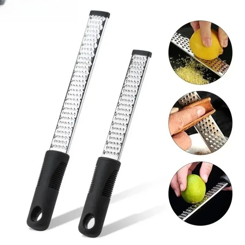 Stainless Steel Cheese & Citrus Zester – Lemon Grater Food Tool gallery