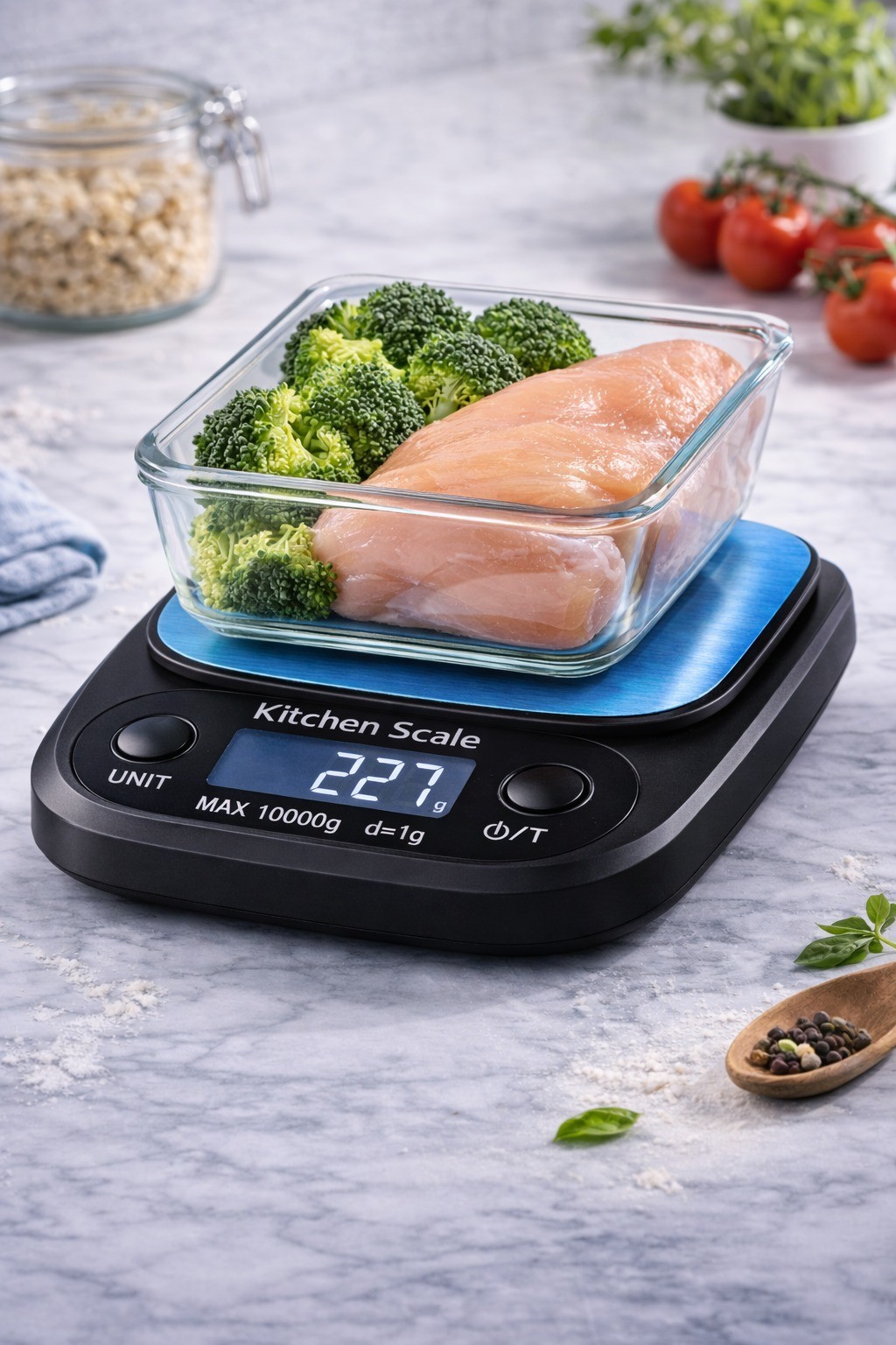 Smart Digital Kitchen Scale 10kg 1g Precision LCD Food Scale Easy Tare gallery