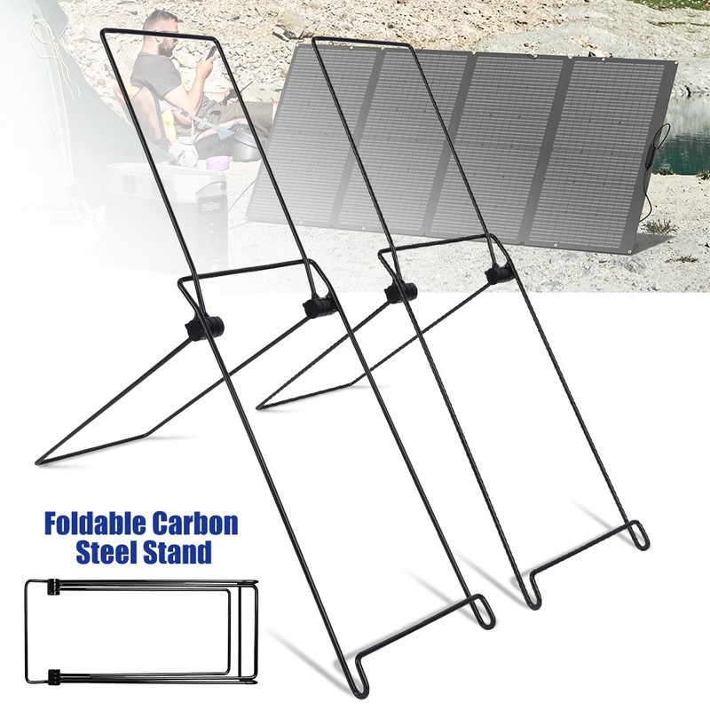 Lightweight Foldable Bracket For Solar Panel Portable Carbon Steel Stand Support gallery