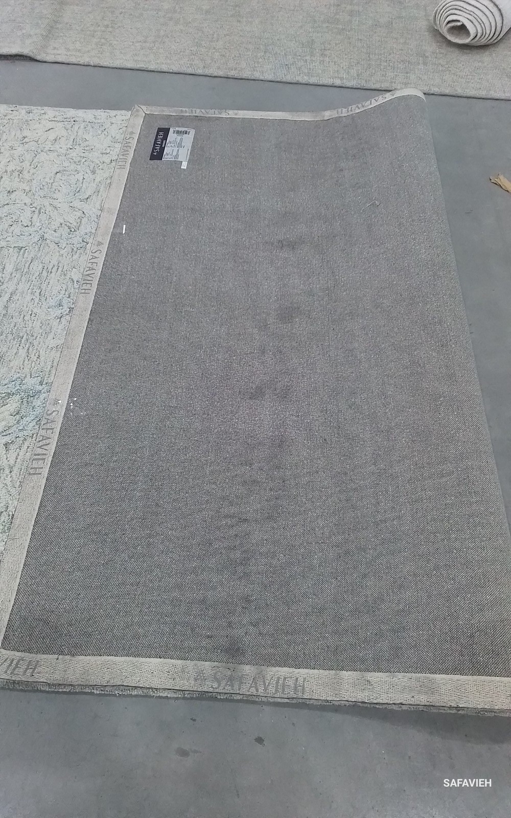 GREY / BLUE 6'-0" x 9'-0" Back Stain Rug, Reduced Price 1172796524 MRQ505M-6 gallery