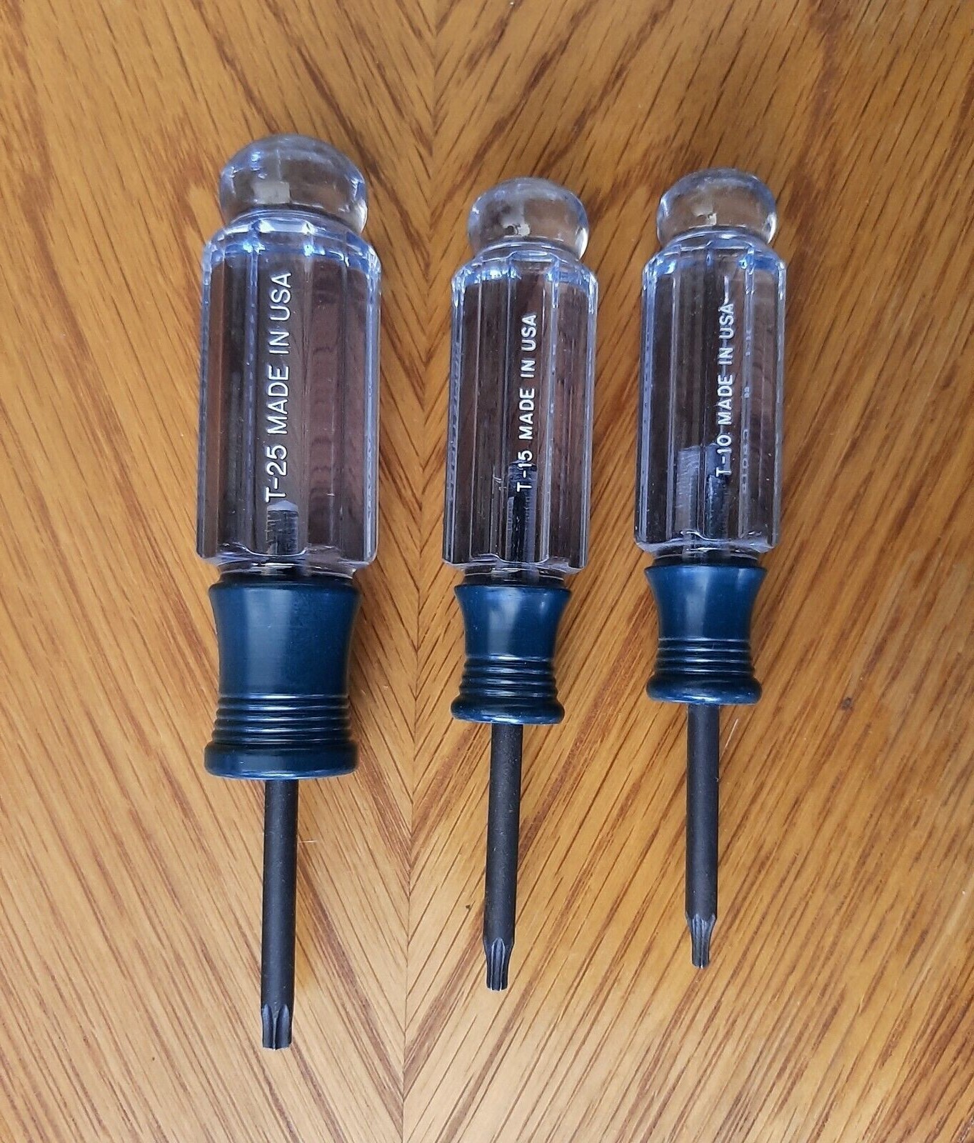 NEW OLD STOCK CRAFTSMAN STUBBY 3 PIECE TORX SCREWDRIVER SET MADE IN USA gallery