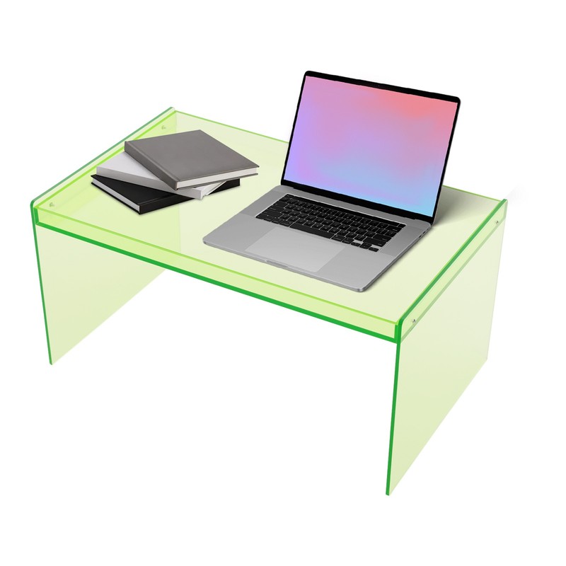 Acrylic Rectangle Coffee Table Modern Clear Table for Living Room Bedroom Office gallery