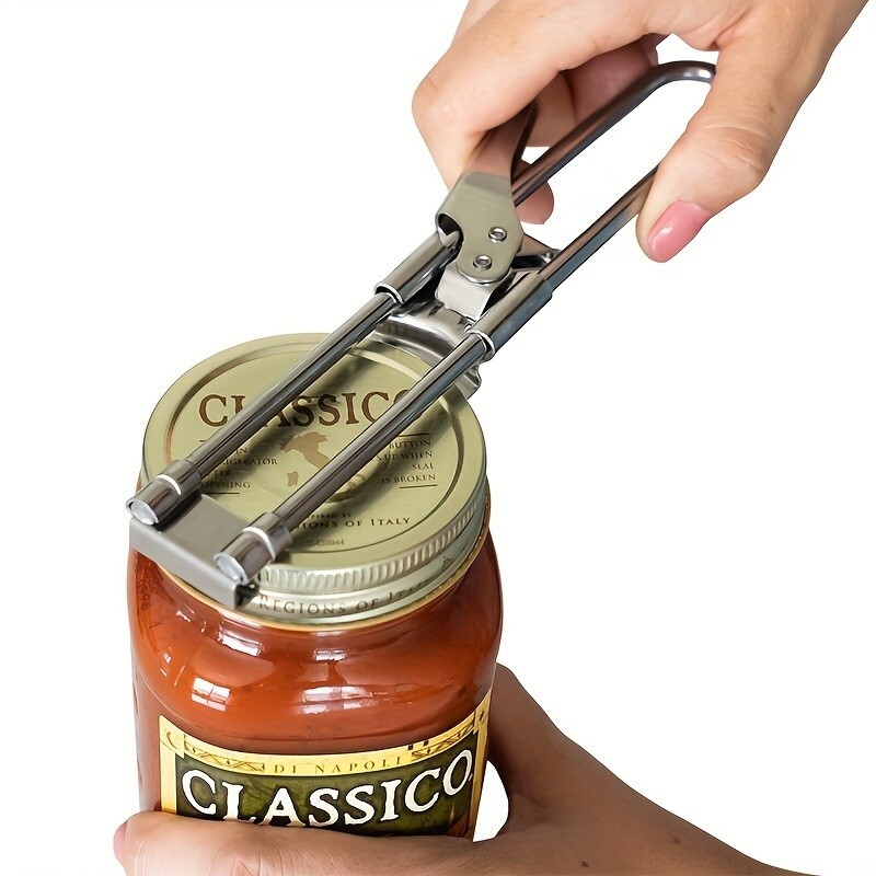 3X Adjustable Multifunctional Stainless Steel Can Opener Jar Lid Gripper Kitchen gallery